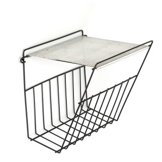 Vintage wall shelf / rack in Pilastro style