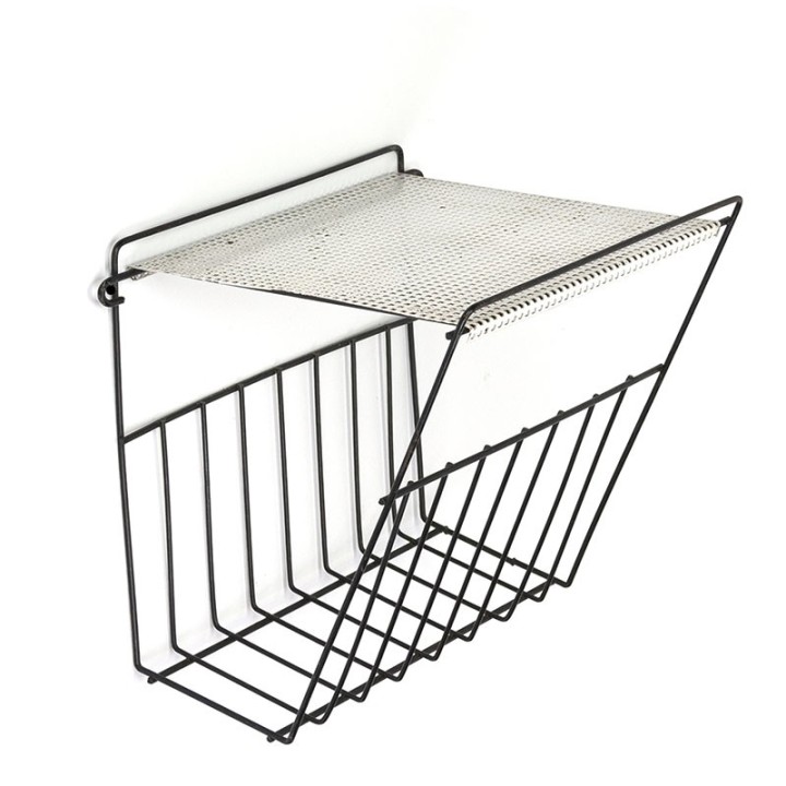 Vintage wall shelf / rack in Pilastro style