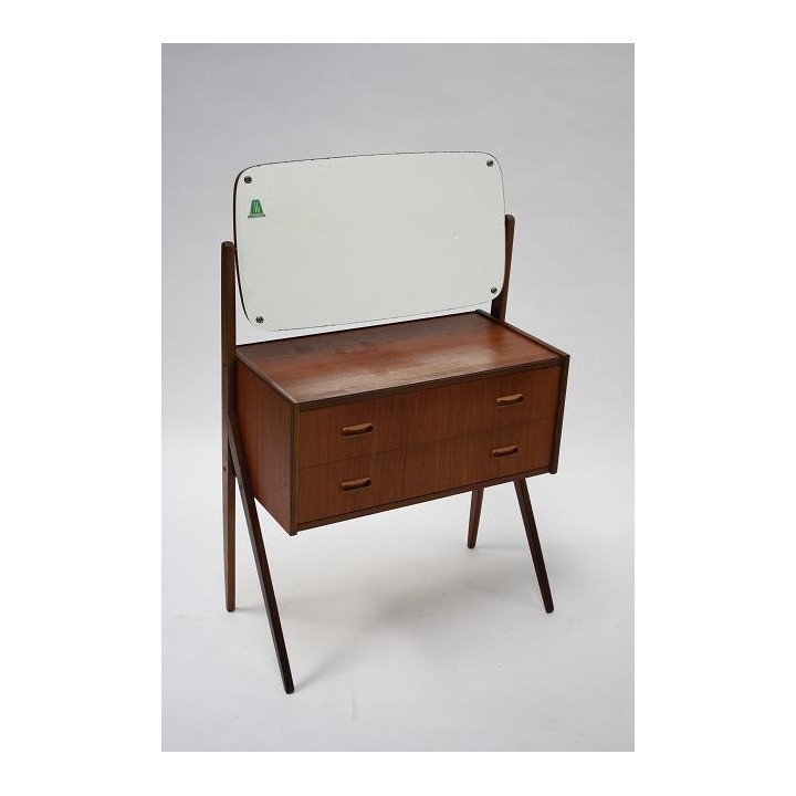 Teakhouten kaptafel uit Scandinavie - Retro Studio