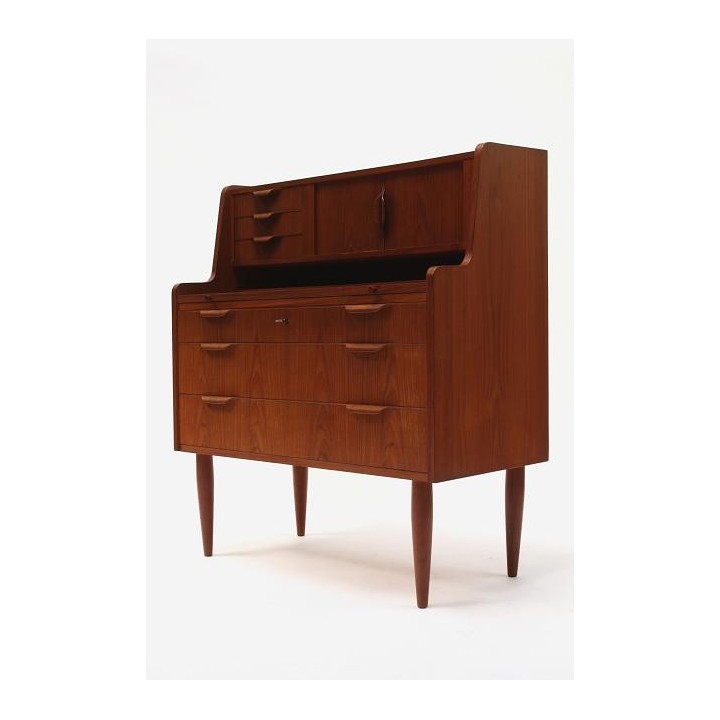 Vintage secretaire met plywood