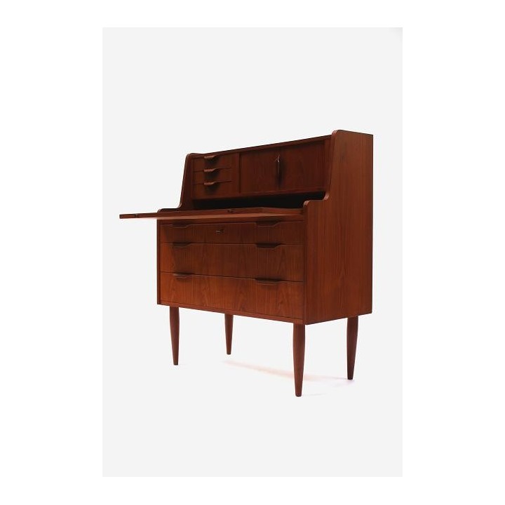 Vintage secretaire met plywood