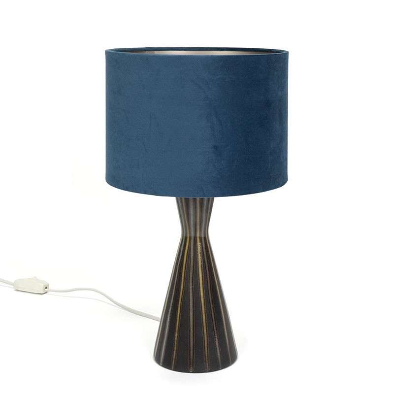 Danish ceramic table lamp vintage sixties