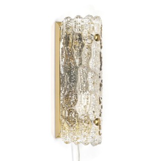 Carl Fagerlund vintage wandlamp voor Orrefors Zweden