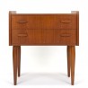 Danish teak vintage chest of drawers with 2 drawers