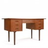 Danish vintage desk in teak from the sixties
