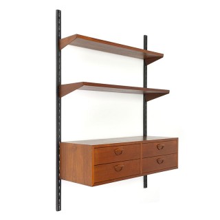 Deens vintage design wandsysteem ontwerp Kai Kristiansen
