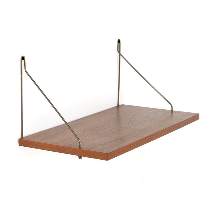 Teak Danish vintage wall shelf