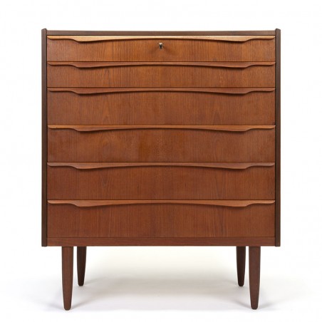 Vintage chest of drawers in teak from Denmark with special