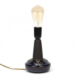 Keramiek vintage tafellamp van Søholm design Einar Johansen