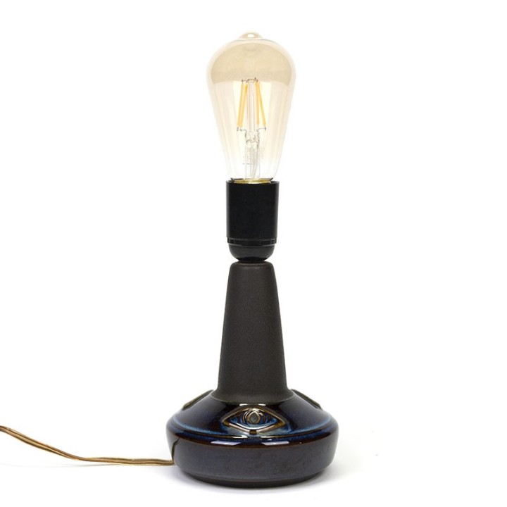 Ceramic vintage table lamp by Søholm design Einar Johansen