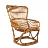 Italiaanse vintage lounge stoel design Tito Agnoli voor Bonacina
