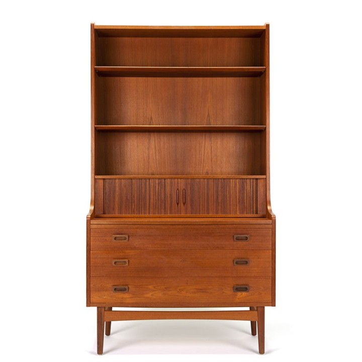 Danish vintage wall cabinet design Johannes Sorth for Nexø