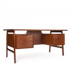 Teak Danish design desk model 75 by Omann Jun