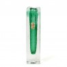 Block vase by Schott Zwiesel vintage green model