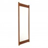 Teak Danish vintage Aarhus mirror large model