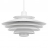 White vintage model Danish hanging lamp