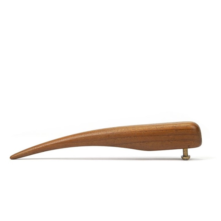 Organically styled vintage teak design opener