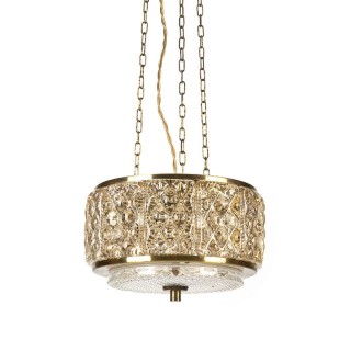 Deense vintage Vitrika Gallapendel hanglamp