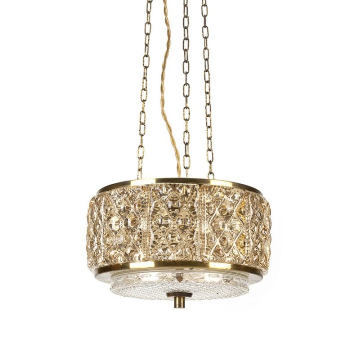 Danish vintage Vitrika Gallapendel hanging lamp