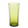 Finnish vintage glass green vase
