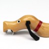 Danish vintage opener as dachshund