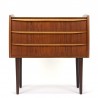 Small Danish vintage chest of drawers with long handle