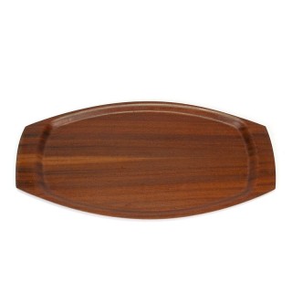 Groot Deens vintage dienblad in teak
