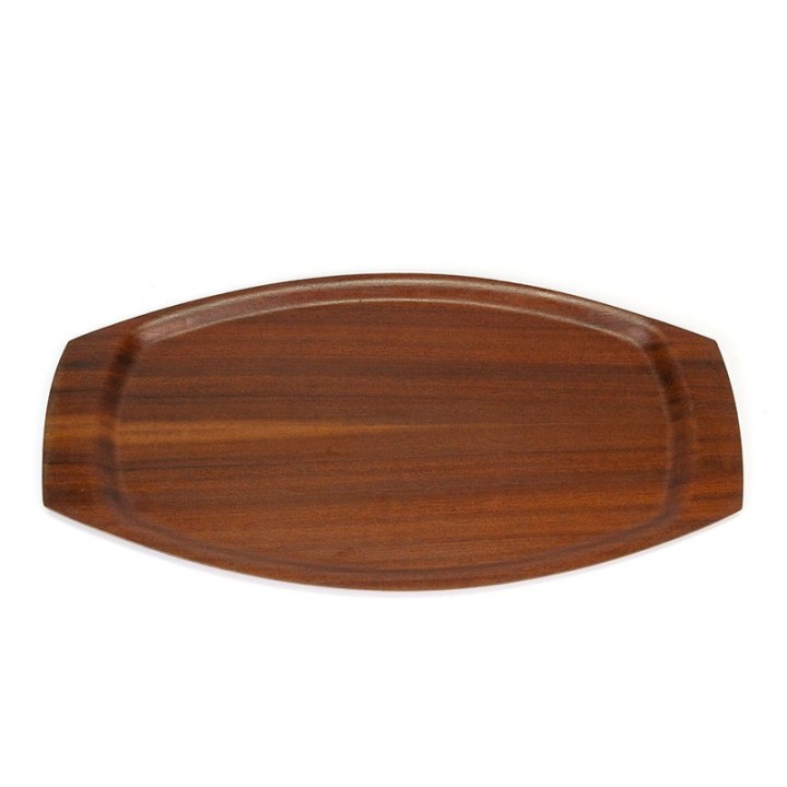 Groot Deens vintage dienblad in teak