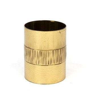 Brass vintage handmade small vase