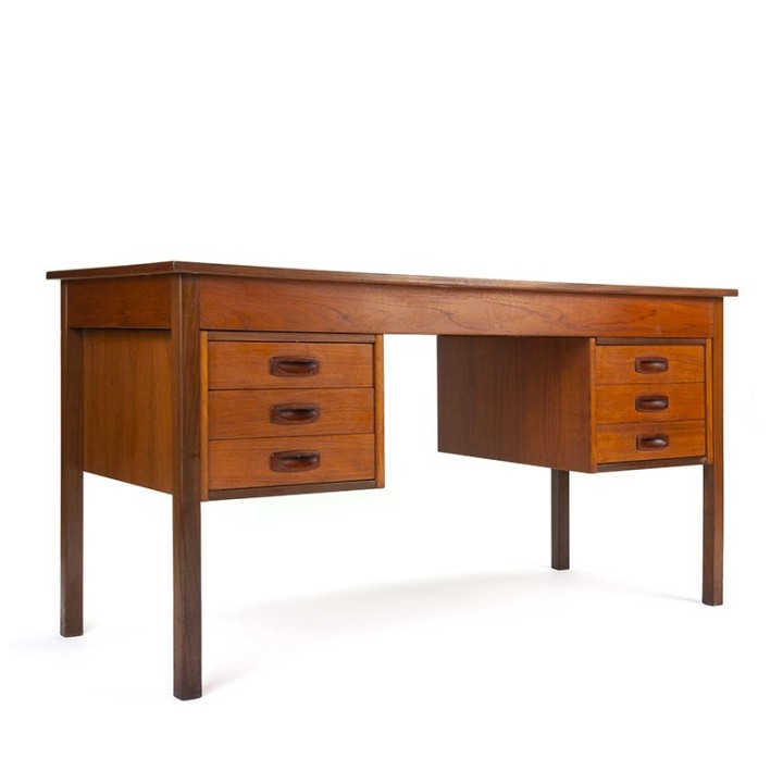 Deens vintage bureau in teak