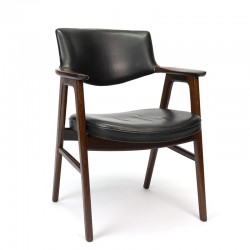 Rosewood vintage office chair design Erik Kirkegaard