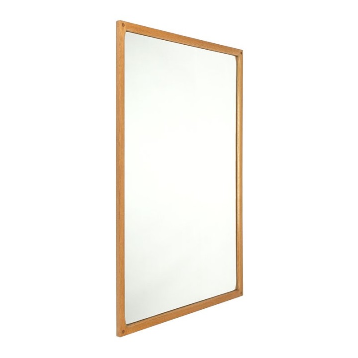 Large Danish Aksel Kjersgaard model 168 oak mirror