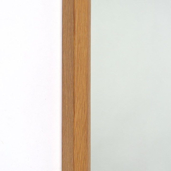 Large Danish Aksel Kjersgaard model 168 oak mirror