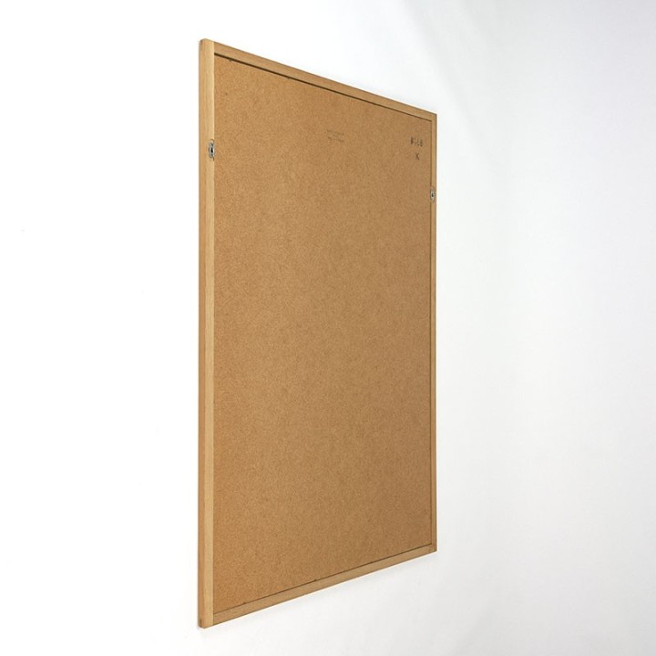 Large Danish Aksel Kjersgaard model 168 oak mirror