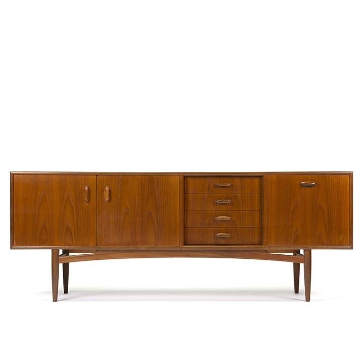Gplan groot vintage Brasilia dressoir in teakhout