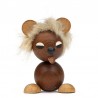 Small Danish vintage mouse in teak