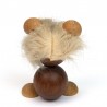 Small Danish vintage mouse in teak