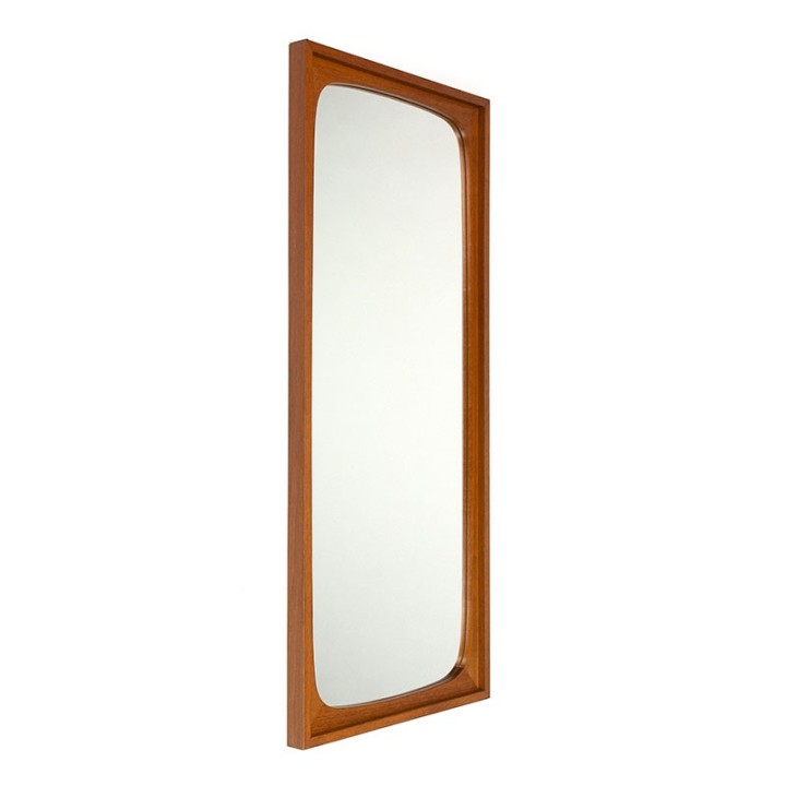 Aarhus vintage teak large Danish mirror