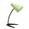 Vintage green table lamp fifties