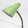 Vintage green table lamp fifties