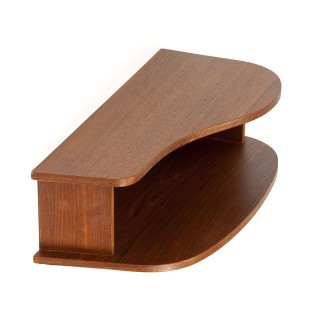 Small open vintage Danish wall cabinet / shelf