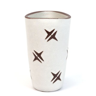 Ravelli vintage triangle vase with stars no 17-3