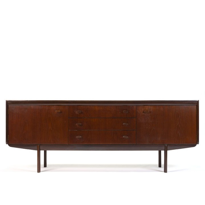 Teak low vintage sideboard from White & Newton