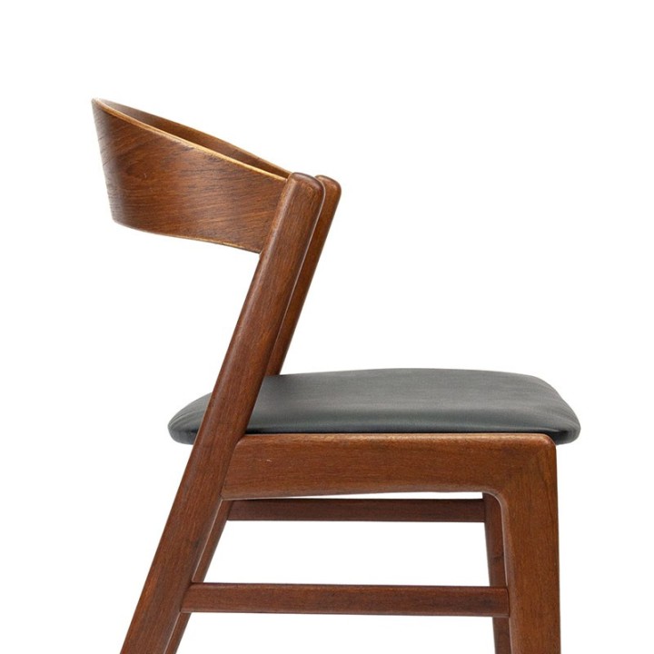 Vintage Deense eettafel of bureaustoel uit de Hong stolefabrik