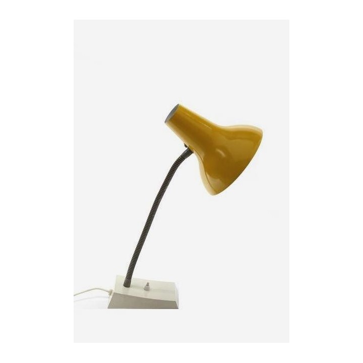 Bureaulamp met gele kap - Retro Studio