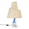 Vintage table lamp with Val St. Lambert base