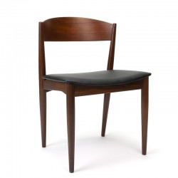 Danish vintage chair with curved backrest Jydsk Møbel