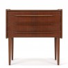 Small model chest of drawers in teak vintage Danish design