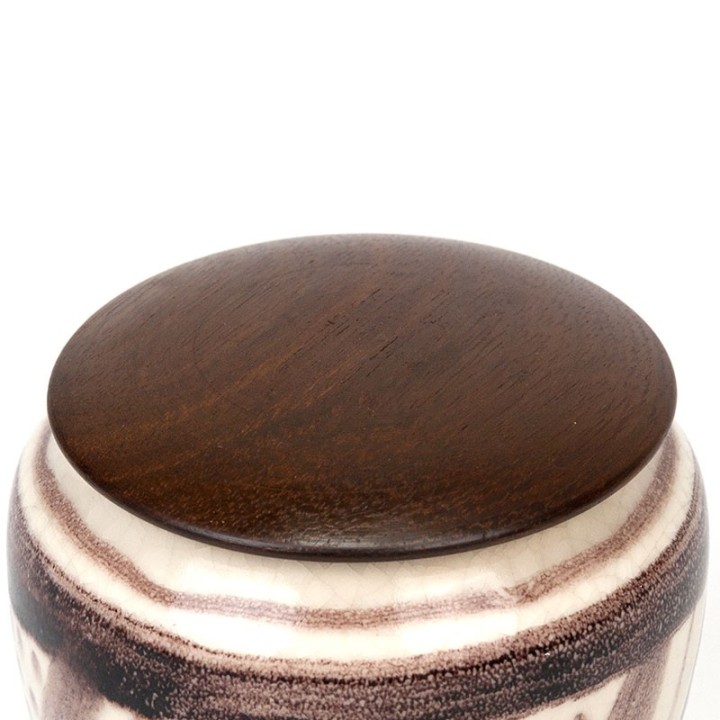 Ravelli number 319 vintage jar with lid