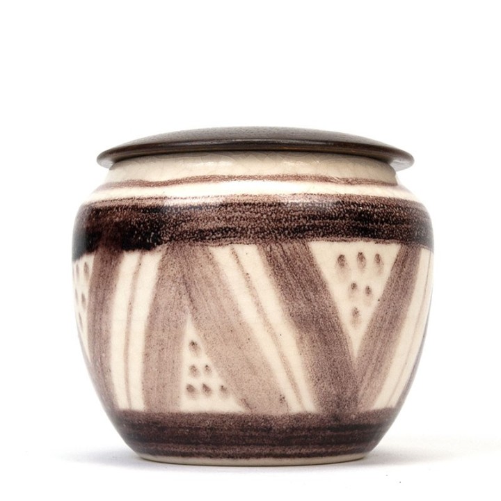 Ravelli number 319 vintage jar with lid